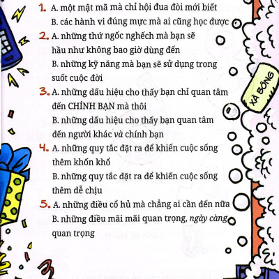 Kỹ Năng Học Đường - Cư Xử Đúng Mực Ư? Chuyện Nhỏ!