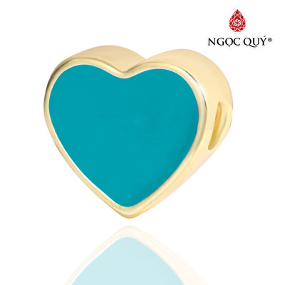 Charm hợp kim hình trái tim - Ngọc Quý Gemstones