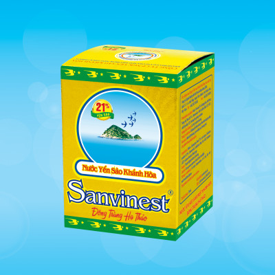 [Combo 30 lọ] Nước Yến sào Sanvinest Khánh Hòa Đông Trùng Hạ Thảo 70ml - S208