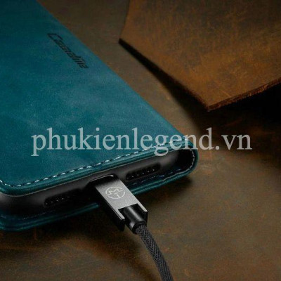 Bao da dạng ví dành cho iPhone 12 chính hãng Caseme , dạng ví da cao cấp có ngăn đựng thẻ đựng tiền tiện dụng - Hàng chính hãng