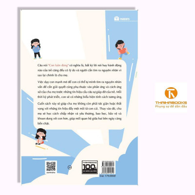 Sách - Con Luôn Đúng - Phản Ứng Của Cha Mẹ Thay Đổi Giá Trị Của Trẻ - Thái Hà Books