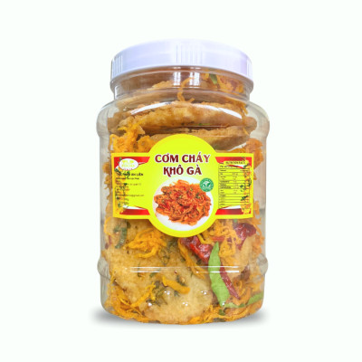 (COMBO 2 HŨ) CƠM CHÁY LẮC KHÔ GÀ ĐẬM VỊ - MỖI HŨ 300G