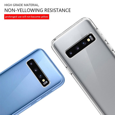 Ốp lưng chống sốc cho Samsung Galaxy S24 Ultra , S23 Ultra ,  S22 Ultra , S25 Ultra , Note 10 Plus hiệu Likgus Crashproof mặt lưng cường lực viền dẻo chống ố vàng - Hàng nhập Khẩu