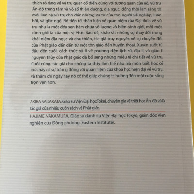 VŨ TRỤ QUAN PHẬT GIÁO - Triết Học Và Nguồn Gốc - Akira Sadakata - Trần Văn Duy dịch và chú thích - (bìa mềm)
