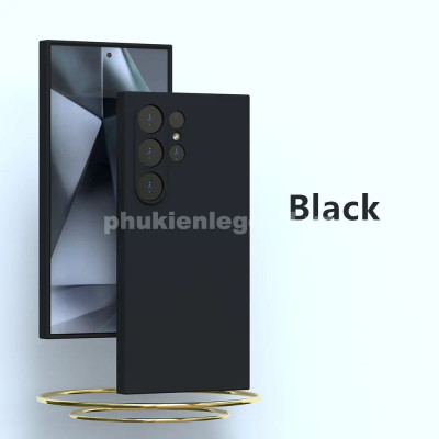 Ốp Lưng Dành Cho Samsung Galaxy S25 Ultra , S24 Ultra , S23 Ultra Silicone Dẻo Lót Nhung Nỉ Chống Sốc chống bẩn hạn chế bám vân tay - Hàng Nhập Khẩu