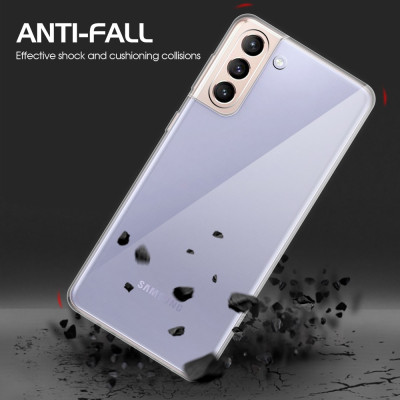 Ốp lưng chống sốc trong suốt cho Samsung Galaxy S21 FE hiệu Likgus Crashproof giúp chống chịu mọi va đập - hàng nhập khẩu