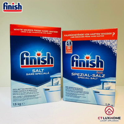 Muối rửa bát Finish loại 1.2kg, 1.5kg, 3kg, 4kg - Hàng chính hãng
