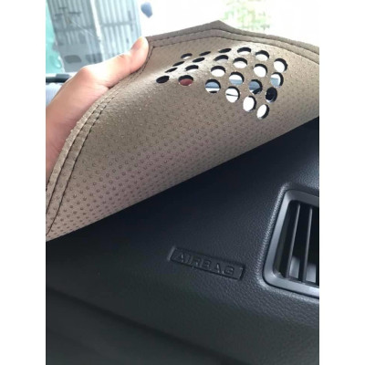 Thảm Taplo Da Vân Carbon Cao Cấp Dành Cho Xe KIA Morning (2012-2020)