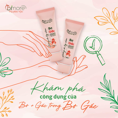 Bơ gấc dưỡng da tay chân mềm mịn sáng đều màu 50ml