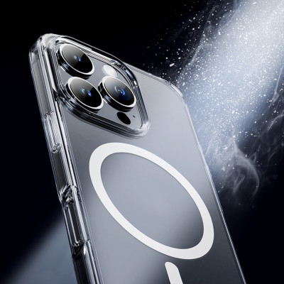 Ốp lưng trong suốt sạc từ tính dành cho iPhone 16 / 16 Plus / 16 Pro / 16 Pro Max - Hàng chính hãng