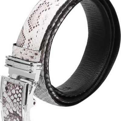 Thắt Lưng Nam Da Trăn Huy Hoàng HT4305 - Trắng
