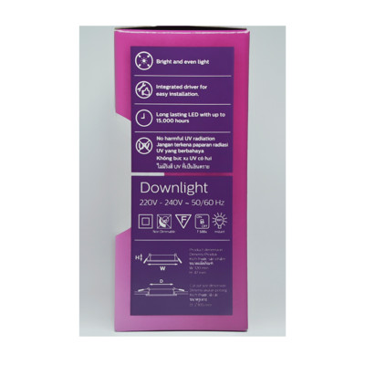 Đèn Downlight 59449 Meson 105 WH 9W Philips