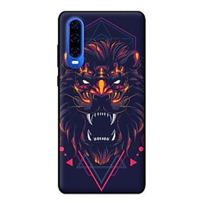 Ốp lưng in cho Huawei P30 mẫu Sư Tử - Hàng chính hãng