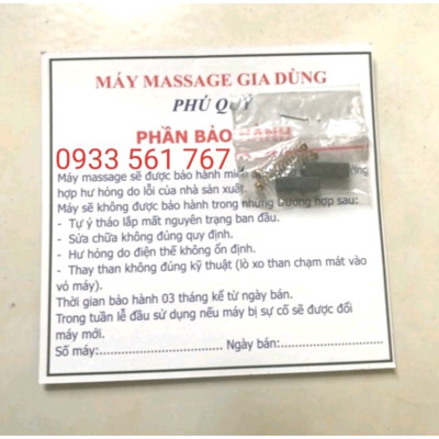 Máy Massage Đeo Tay Phú Quý LOẠI 1 (Tặng Kèm 1 Bộ Than)