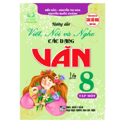 Combo Hướng dẫn viết, nói và nghe các dạng văn 8 - tập 1+2 (dùng chung cho các bộ sgk hiện hành) (HA-MK)