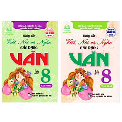 Combo Hướng dẫn viết, nói và nghe các dạng văn 8 - tập 1+2 (dùng chung cho các bộ sgk hiện hành) (HA-MK)