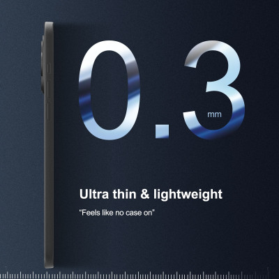 Ốp lưng nhám siêu mỏng 0.3mm cho iPhone 15, 15 Plus, 15 Pro, 15 Pro Max hiệu Memumi Slim - mặt lưng chống trượt, chống bám bẩn - Hàng nhập khẩu