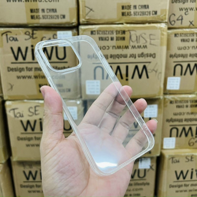 Ốp Wiwu Concies Series Phone Case Dành Cho Iphone Được Làm Bằng Nhựa Dẻo TPU Đàn Hồi Tốt, Không Bị Giòn - Hàng Chính Hãng