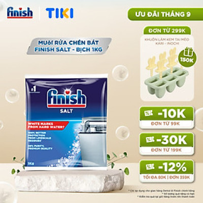 Muối Rửa Chén Bát Finish Salt - Bịch 1KG