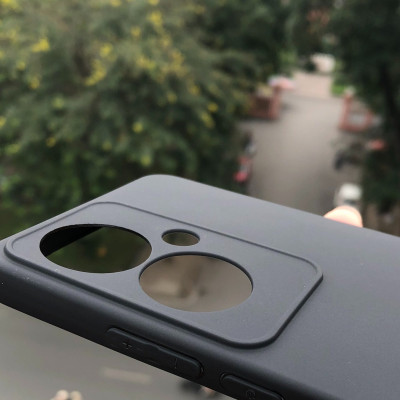 Ốp lưng dành cho OPPO Reno 11F 5G dẻo màu đen bảo vệ camera sau, chống bám vân tay - Hàng chính hãng