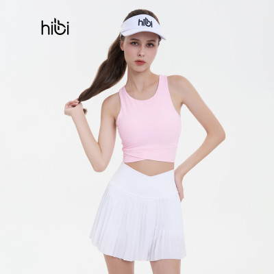 Chân Váy Thể Thao Hibi Sports SK004, Kiểu Lưng Chéo Xếp Ly, Chất Vải Cao Cấp