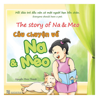 Combo 2 Cuốn Truyện Tranh Song Ngữ: Câu Chuyện Bi & Gấu Và Na & Méo
