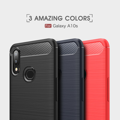 Ốp lưng chống sốc cho Samsung Galaxy A10s hiệu Likgus (chuẩn quân đội, chống va đập, chống vân tay) - Hàng nhập khẩu