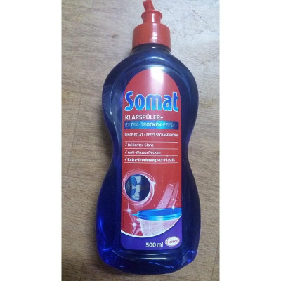 Combo Muối Rửa Chén + Nước Làm Bóng 500ml ( Hàng nhập khẩu)