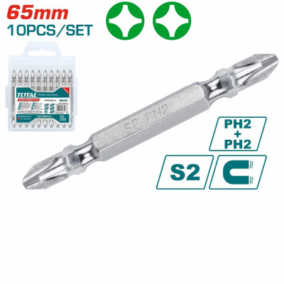 BỘ MŨI VÍT 10 CHI TIẾT TOTAL TAC16PH233 - HÀNG CHÍNH HÃNG