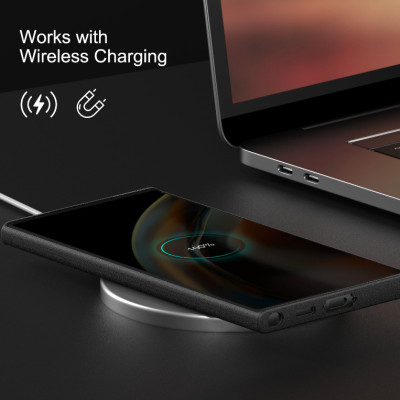 Ốp lưng nhám chống sốc siêu mỏng 0.3mm cho Samsung Galaxy S23 Ultra hiệu Memumi có gờ bảo vệ camera - Hàng nhập khẩu
