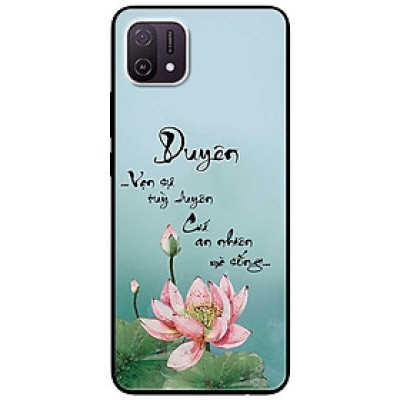 Ốp lưng dành cho Oppo A16K - Oppo A36 / A76 - Oppo Reno 7z 5G mẫu Sen An Nhiên Mà Sống