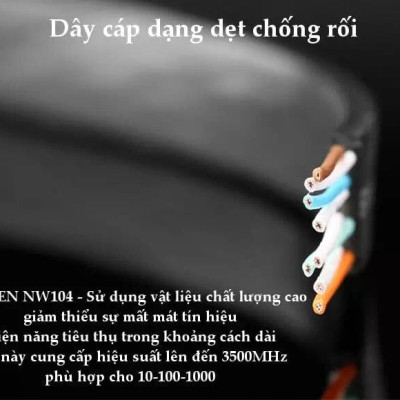 Ugreen UG50178NW102TK 10M màu Đen Cáp mạng LAN CAT6 dây dẹt - HÀNG CHÍNH HÃNG