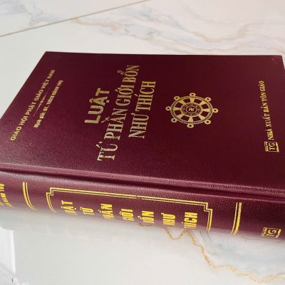 Sách - Luật Tứ Phần Giới Bổn Như Thích -Trọn bộ  (Bìa Da Cứng)