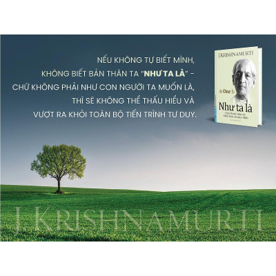 Sách - Như Ta Là -  J.Krishnamurti