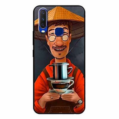 Ốp lưng in cho Vivo Y12 Cà Phê Phin