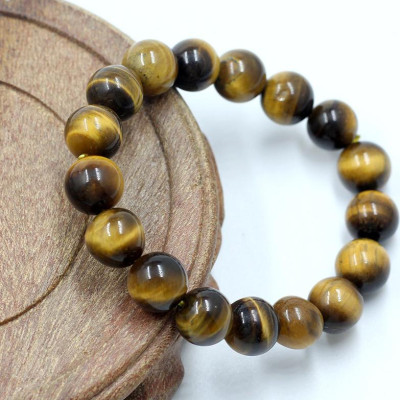 Vòng Tay Đá Mắt Hổ Vàng 10MM