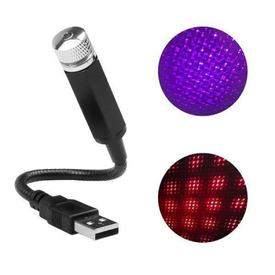 Đèn Laser Trang Trí Chiếu Trần Nhà, Trần Xe Nguồn Usb