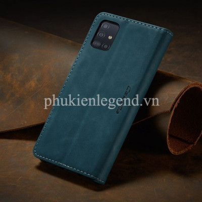 Bao da dạng ví dành cho Samsung Galaxy A51 hiệu caseme chống sốc chống va đập bụi bẩn, có ngăn đựng tiền, đựng thẻ tiện dụng - Hàng chính hãng