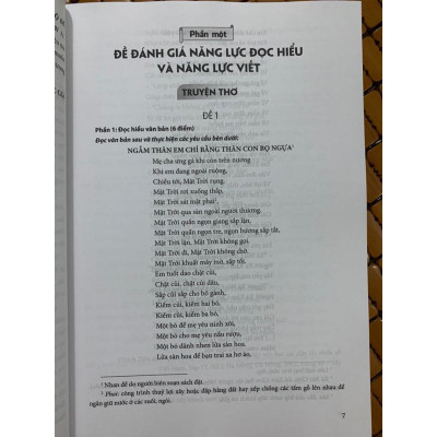 Sách - Bộ đề đánh giá năng lực đọc hiểu và năng lực viết môn ngữ văn 11