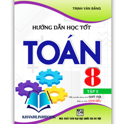 Sách - Combo hướng dẫn học tốt toán 8 tập 1 + 2 (bám sát sgk cánh diều)
