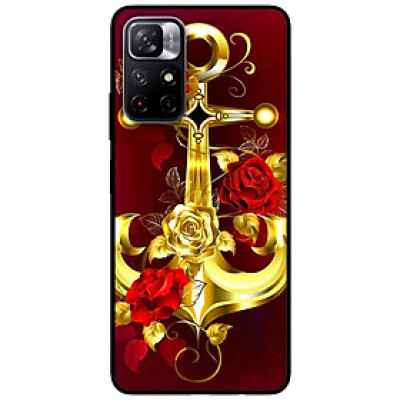 Ốp lưng dành cho Xiaomi Redmi Note 11 5G - Redmi Note 11T - Redmi Note 11S - Neo Vàng Nền Đỏ