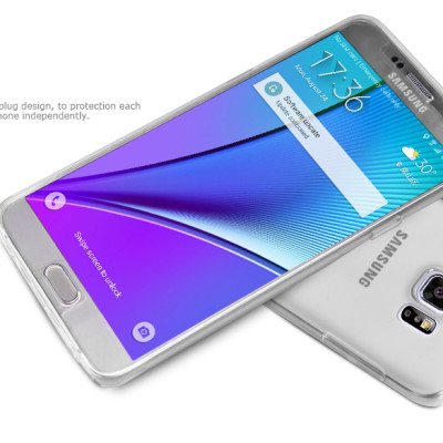 Ốp lưng silicon dẻo trong suốt Loại A cao cấp cho Samsung Galaxy Note 5
