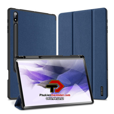 Bao da Dux Ducis Domo dành cho Samsung Galaxy Tab S10+ Plus có khay đựng bút - Hàng chính hãng