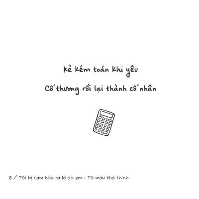 Sách Tôi Bị Cảm Hóa Ra Là Do Em - Tô màu thả thính - Phạm Duy Phúc