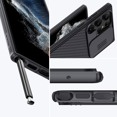 Ốp lưng kéo nắp kiểu mới dành cho Samsung Galaxy S24 Ultra / S23 Ultra / S24 Plus - Hàng chính hãng