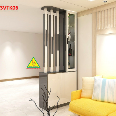 VÁCH NGĂN PHÒNG KHÁCH, NHÀ BẾP, VÁCH NGĂN PHÒNG 3VTK06 - NỘI THẤT LẮP RÁP VIỄN ĐÔNG