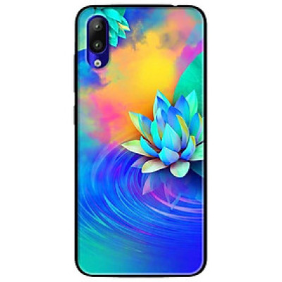 Ốp lưng dành cho Vsmart Start mẫu Sen Xanh Vàng