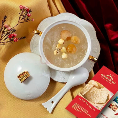 Yến Khánh Hòa - Nguyên Tổ Rút Lông [Hộp 100g] - Đệ Nhất Yến Đảo - Tăng cường sức đề kháng - Bổ phổi - Hỗ trợ điều trị ung thư - Điều hòa huyết áp - Cải thiện giấc ngủ - Bổ khí dưỡng nhan - Tăng cường sinh lực nam nữ