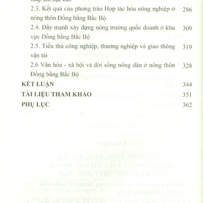 Nông Thôn Đồng Bằng Bắc Bộ (1954-1965) (Sách chuyên khảo) - PGS.TS. Đinh Quang Hải (Chủ biên)