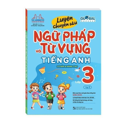 Sách - Global Success - Luyện Chuyên Sâu Ngữ Pháp Và Từ Vựng Tiếng Anh Lớp 3 - Cơ Bản Và Nâng Cao - Combo 2 Tập - Minh Thắng